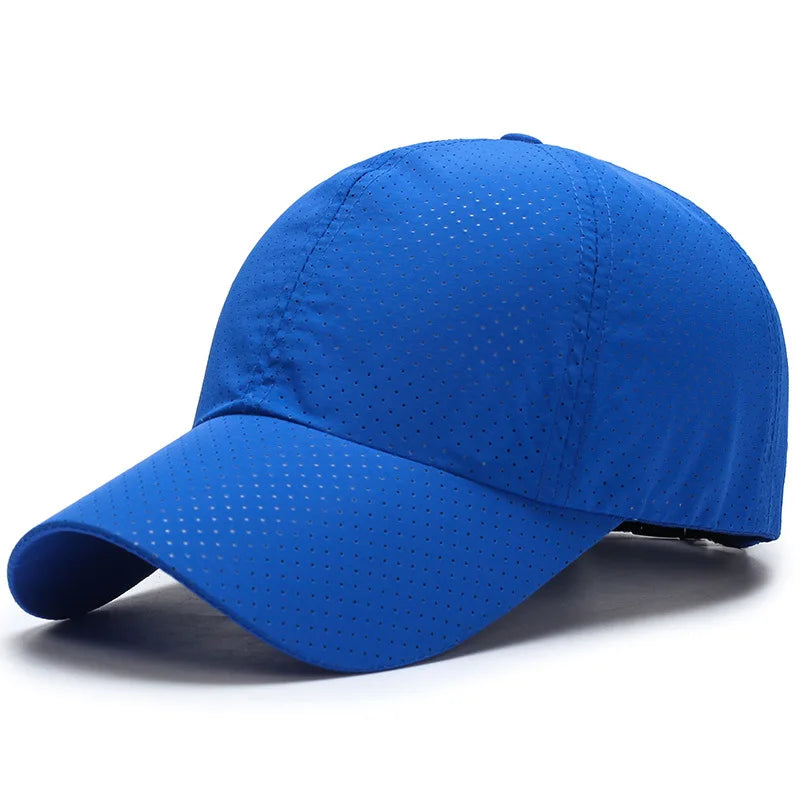 Summer Quick-Dry Baseball Cap Breathable Sun Hat for Outdoor Sports & Travel, Unisex