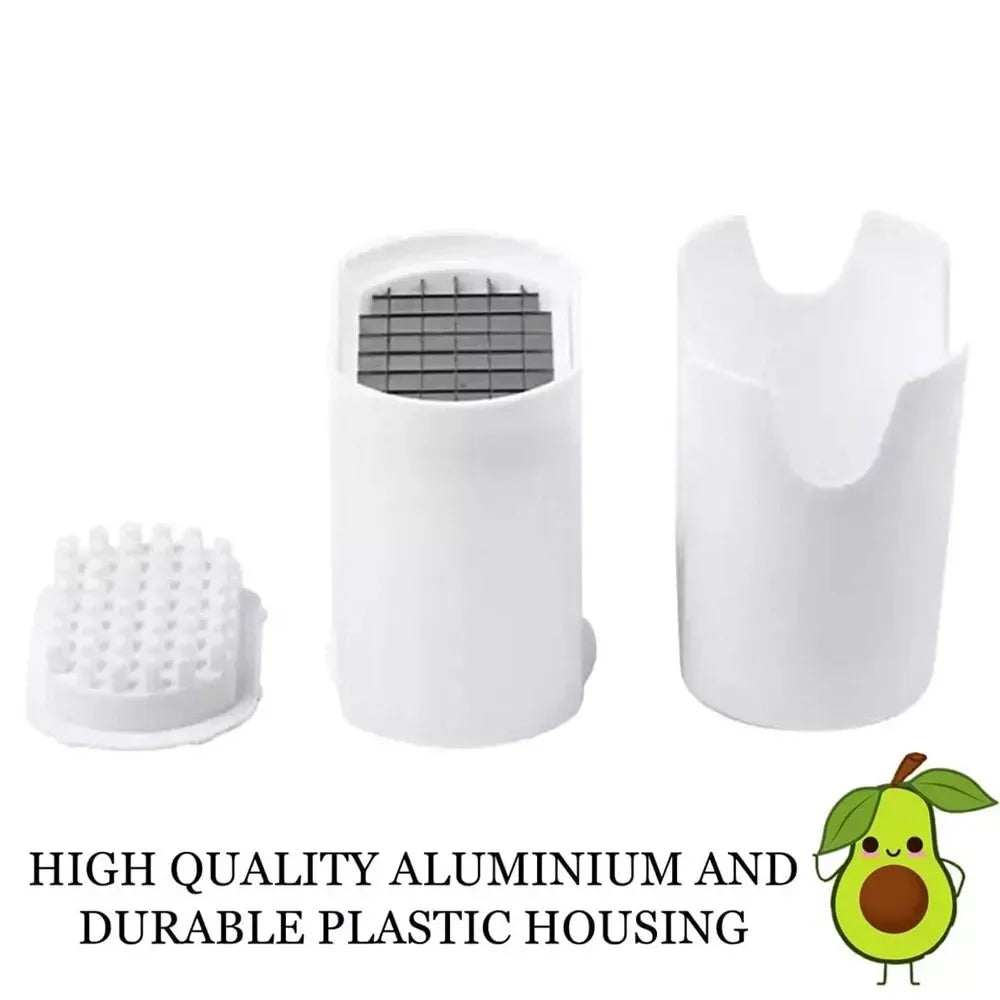French Fry Cutter & Vegetable Slicer, Stainless Steel Potato Dicer & Veg Chopper