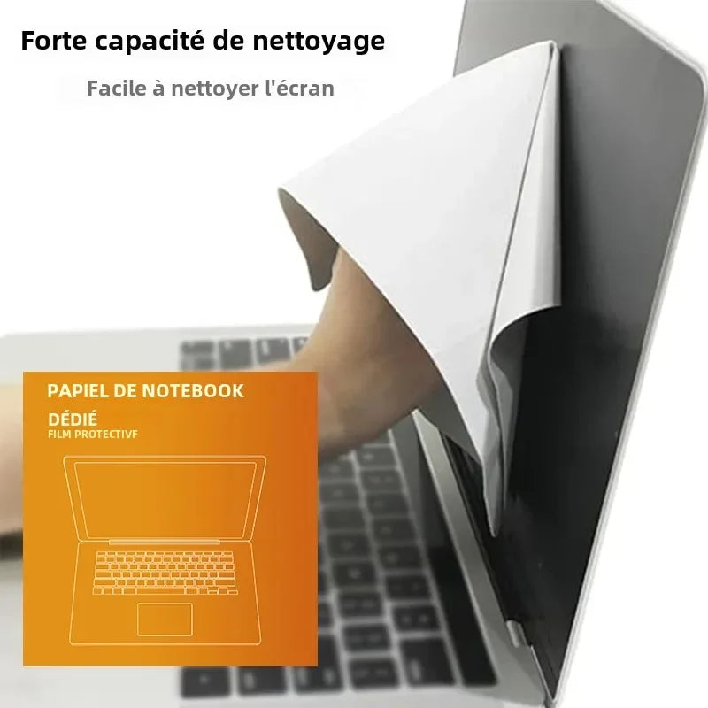 13/15/16-Inch (33/38/41 cm) Laptop Microfiber Screen Cleaning Cloth & Dustproof Keyboard Palm Rest Cover