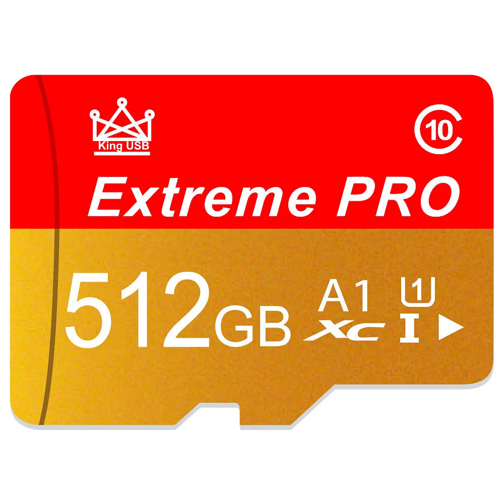 High Endurance MicroSD / TF Memory Card - 32GB, 64GB, 128GB, 256GB (Up to 100MB/s) U1 V10 A1 Class 10 - Includes Adapter