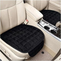 Universal Car Seat Cushion with Non-Slip Rubber Bottom and Storage Pouch - Plush Seat Pad for Car, Truck, Van, SUV and Office Chair