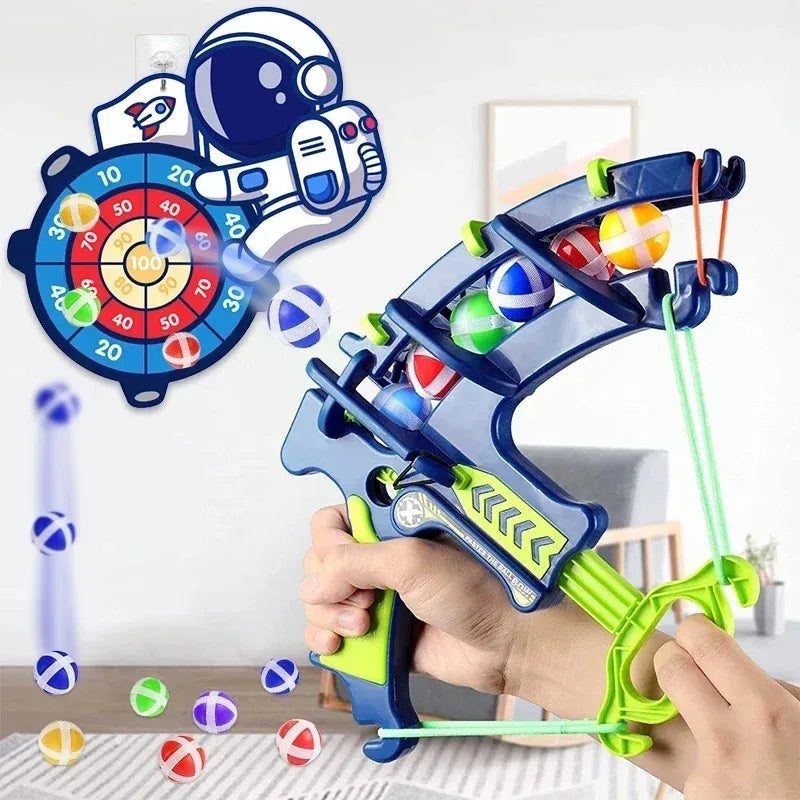 Kids Sticky Ball Dart Board Toy – Montessori Educational Indoor Game for Ages 3-7