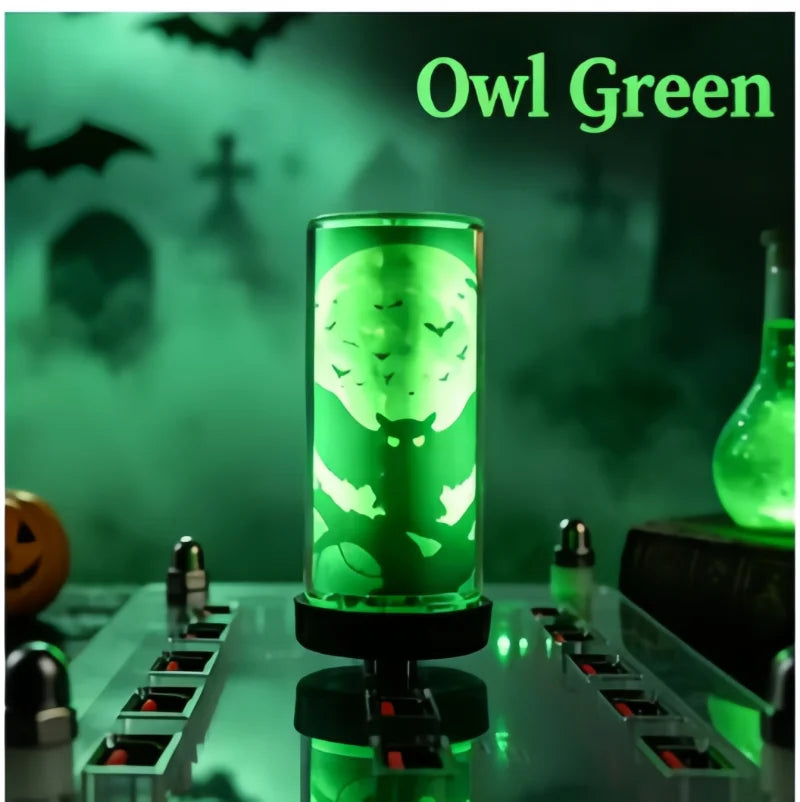 USB Touch LED Glass Night Light – Dimmable Ambient Lamp for Bedroom, Car & Camping