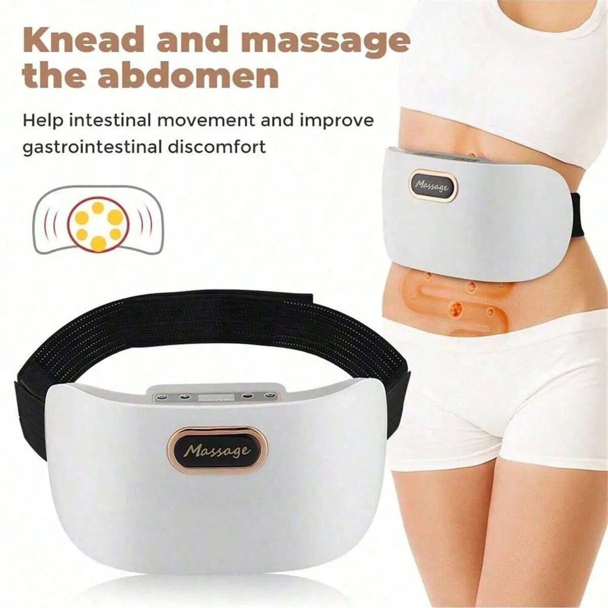 Electric Abdominal and Knee Massager Vibrating Body Massage Device for Pain Relief