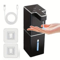 Wall-Mounted Touchless Automatic Soap Dispenser — 380ml (12.8 fl oz) Rechargeable Infrared Foam & Liquid Dispenser for Kitchen & Bathroom
