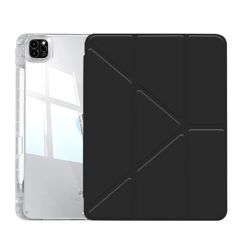 Universal iPad Case with Pencil Holder – Shockproof Acrylic Protective Cover, Fits 9.7–13.0 in (24.6–33.0 cm) iPad Air / Pro / Mini