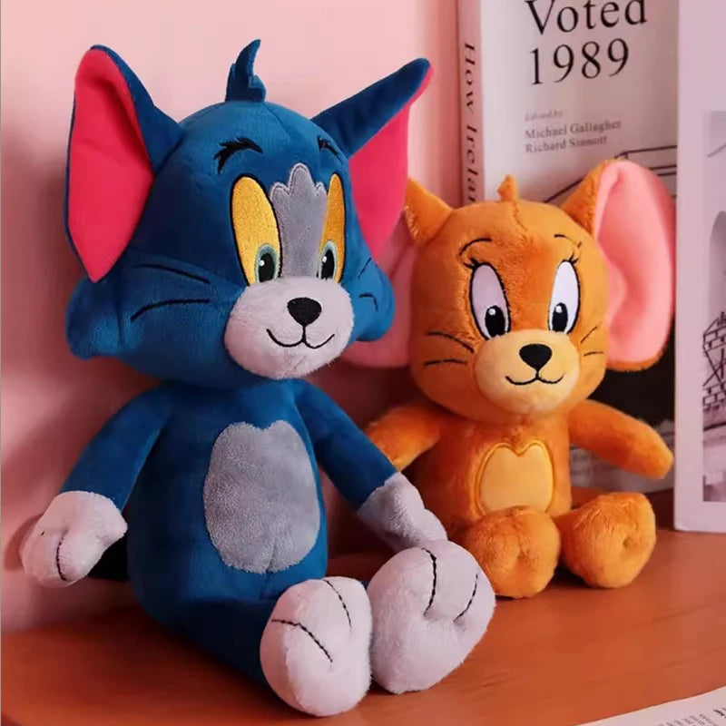 Tom and Jerry Plush Toy - Cat & Mouse Stuffed Animal, Multiple Sizes 5–13 in (13–32 cm)