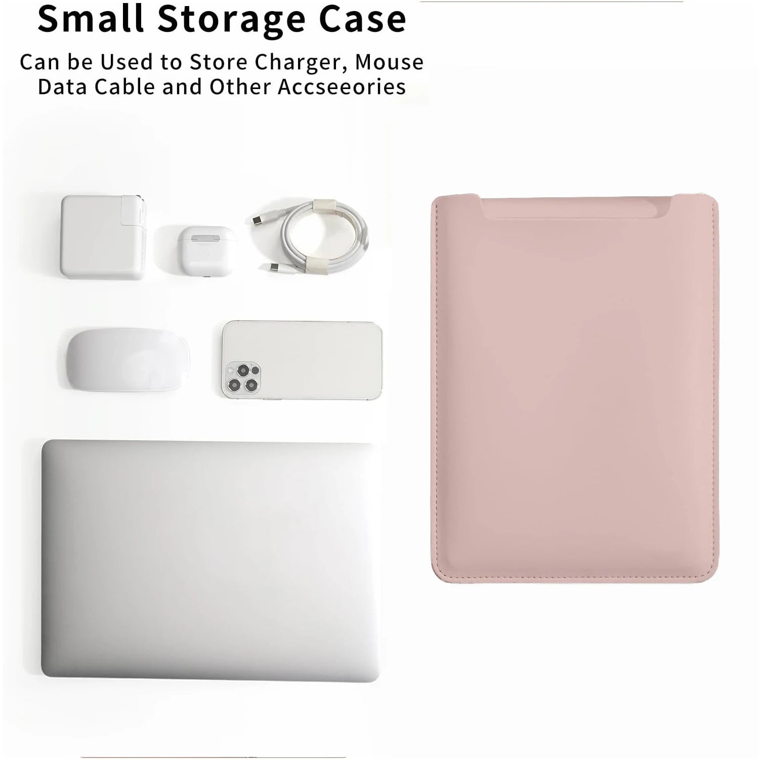 PU Laptop Sleeve for 11–16 Inch Notebooks — 13.3/14/15/15.6/16-Inch Protective Notebook Case