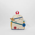 Planet Print Kids Canvas Backpack for Ages 4-6 — Kindergarten School Bag, Unisex