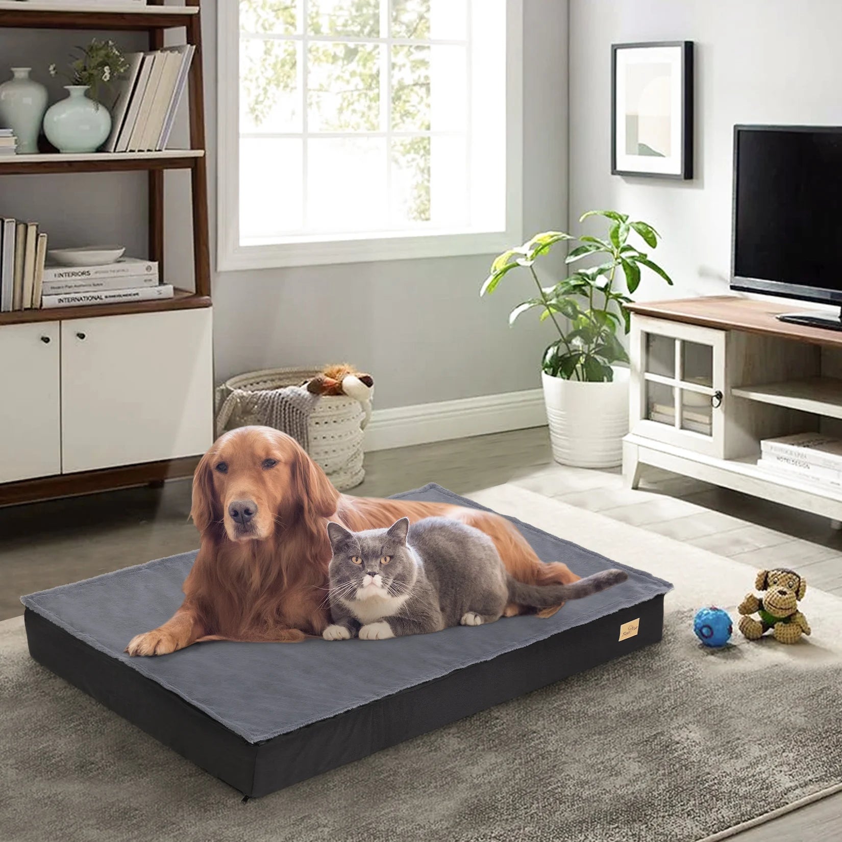 Orthopedic Dog Bed for Large Dogs – Waterproof, Non-Slip, Machine Washable (Sizes S–2XL)