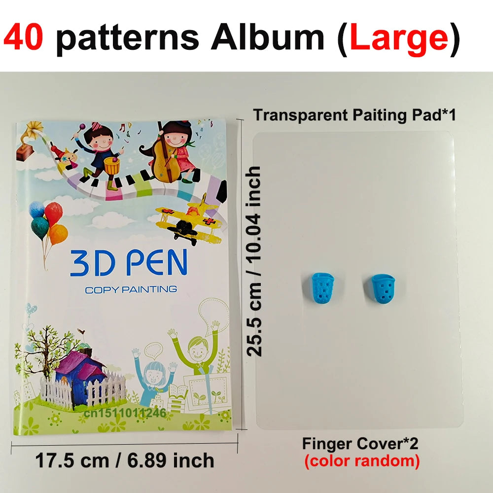 3D Printing Pen for Kids with Travel Case — PLA 1.75mm Filament, LED Display, Adjustable Temp & Speed, DIY Drawing Gift