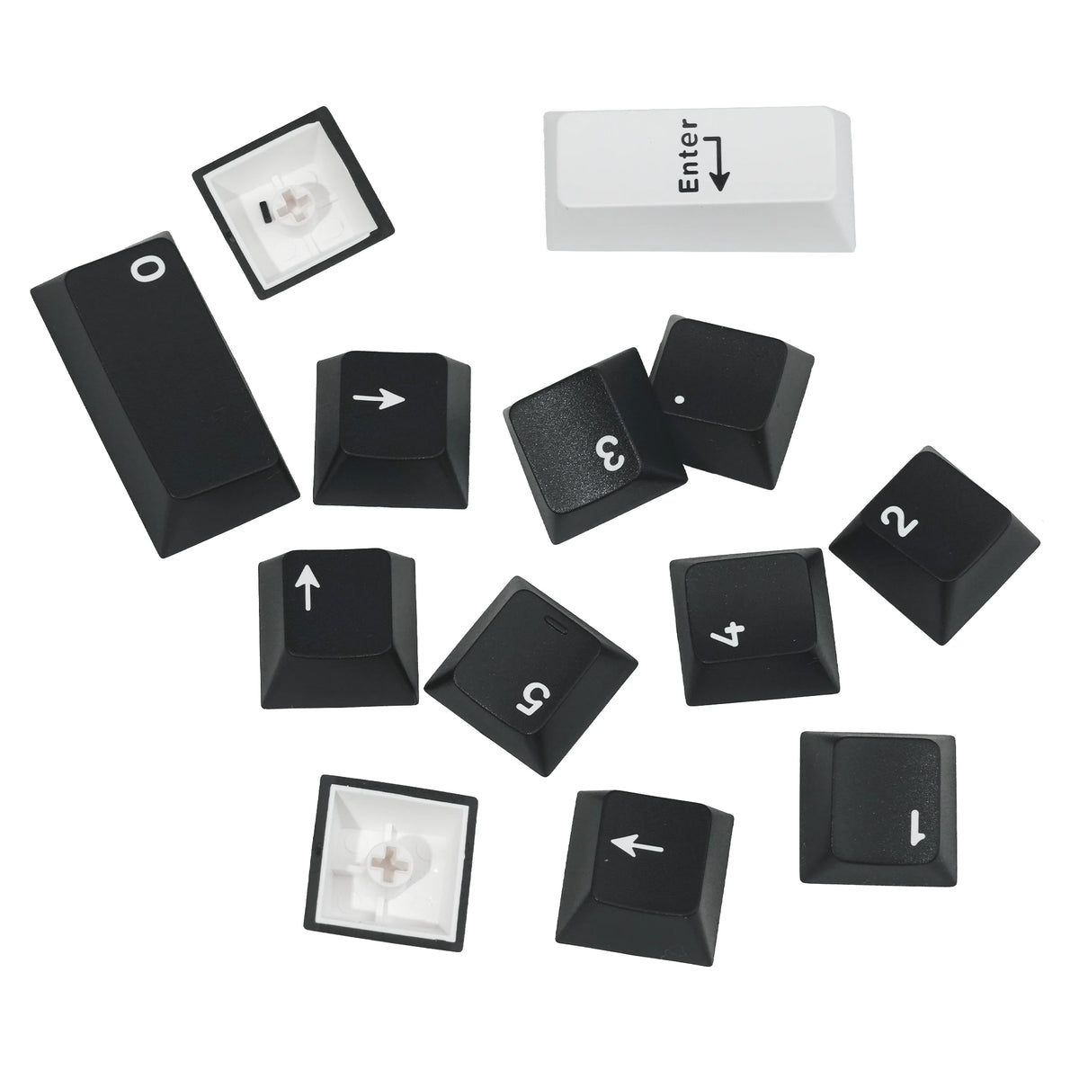 133-Key Black Cherry Profile PBT Double-Shot Keycap Set – MX Switch Compatible