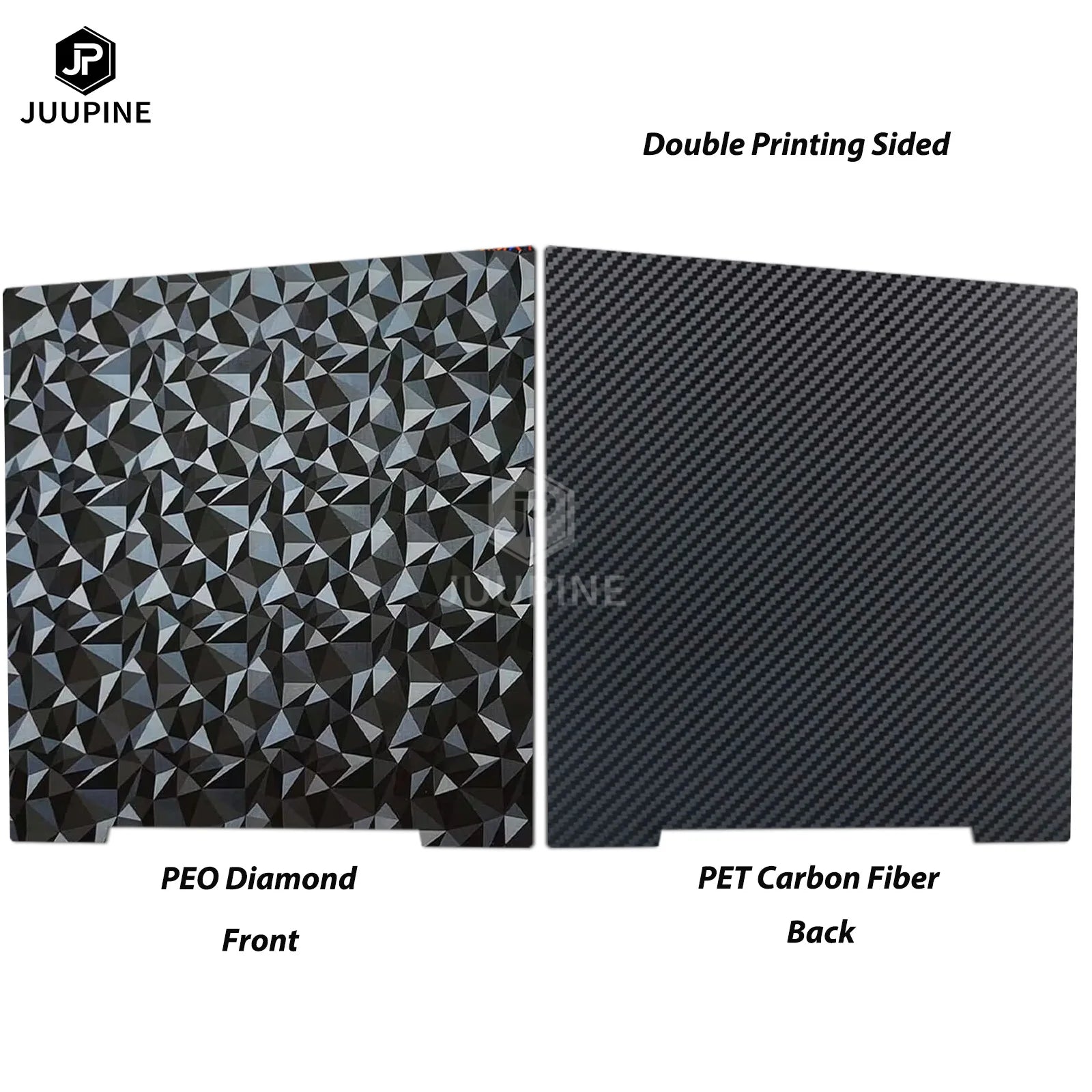 Double-Sided PEI/PET Spring Steel Magnetic Build Plate 241 x 253.8 mm (9.49 x 9.99 in) Compatible with MK3/MK3+/MK4 3D Printers