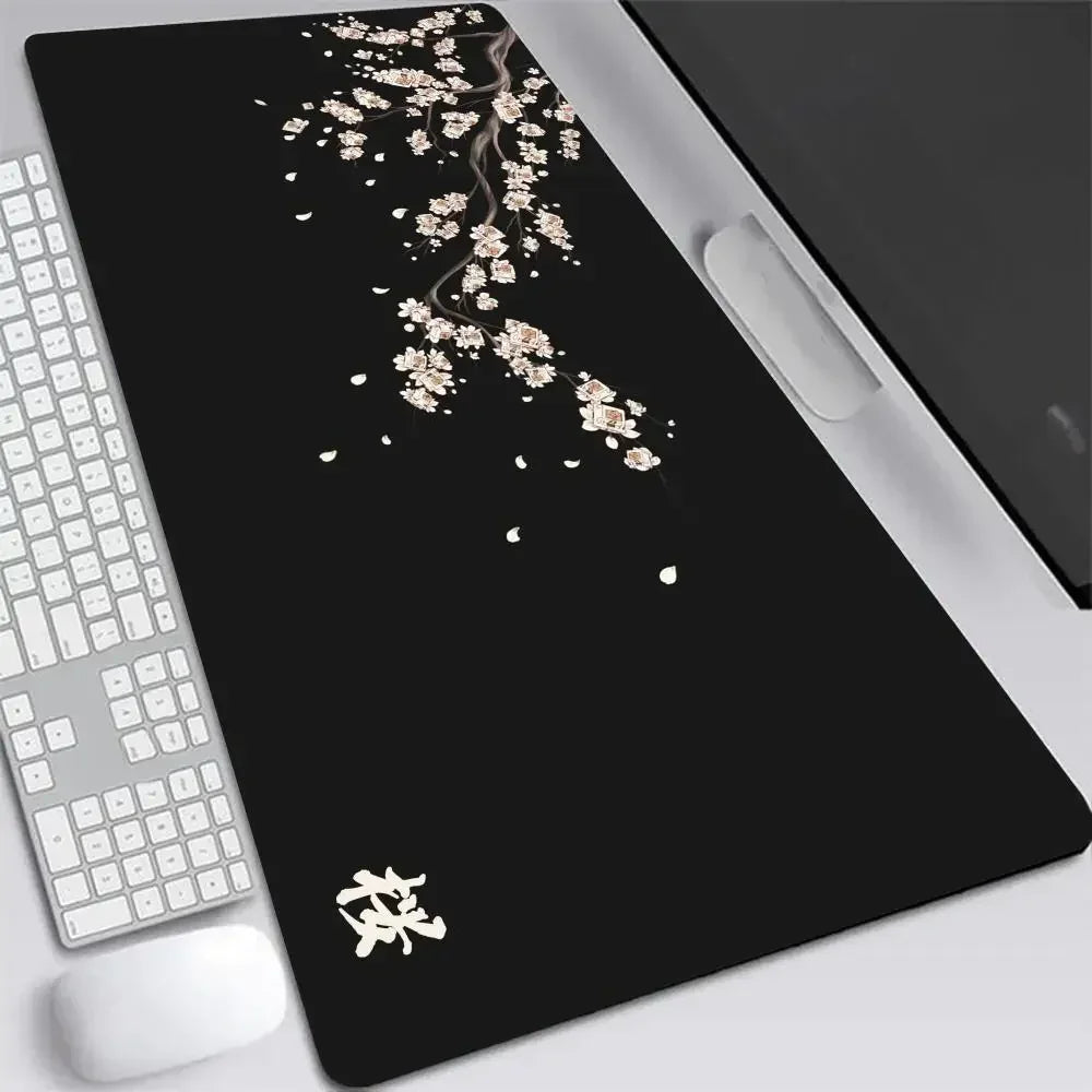 Sakura Cherry Blossom XXL Gaming Desk Mat, Large Non-Slip Mouse Pad for Keyboard & Laptop