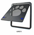 Magnetic Lockable Pet Screen Door for Cats & Small/Medium Dogs — Window/Gate Mount, L 24×29 cm (9.4×11.4 in) & XL 37×42 cm (14.6×16.5 in), Easy Install