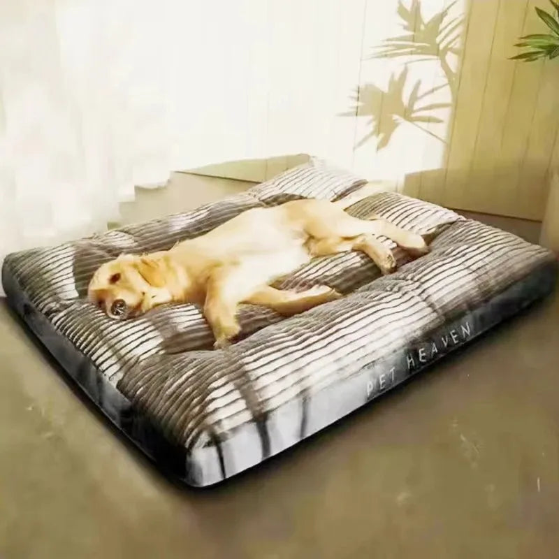 Warm Dog Bed Pet Sofa Winter Mat for Halloween and Christmas — Cozy Puppy Basket (Medium & Large)