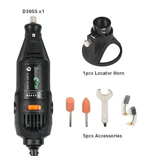 130W Electric Rotary Tool Kit - Mini Drill Engraver Polisher with Variable Speed & Flexible Shaft