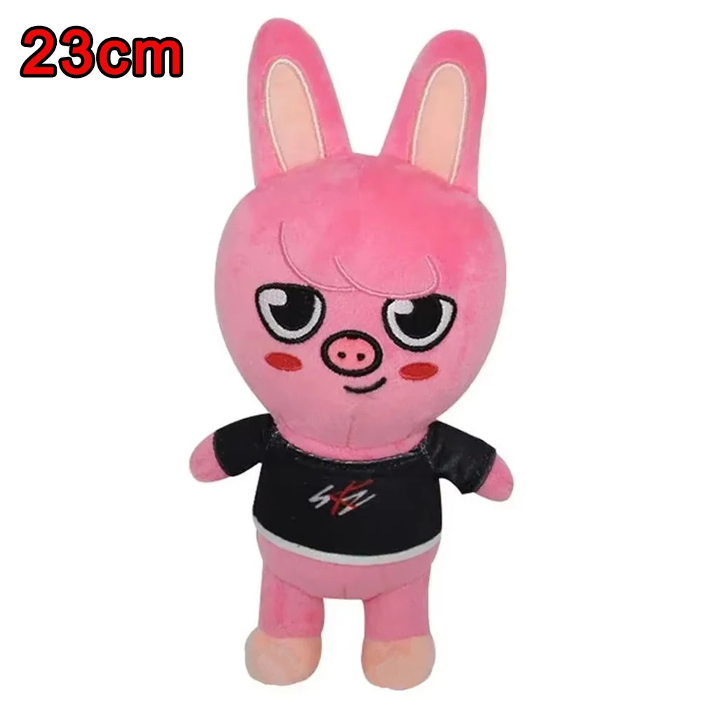 Kawaii 23 cm (9.1 in) Plush Stuffed Animal, Cute Cartoon Companion Toy & Room Decor Gift