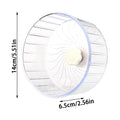 Silent Hamster Wheel 5.5in (14cm) Quiet Double-Bearing Exercise Wheel with Adjustable Stand for Hamsters Gerbils Mice