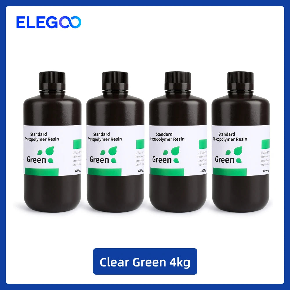 UV 3D Printing Resin 405nm, ABS-like, Water Washable, 8K Compatible for MSLA/DLP/LCD Printers