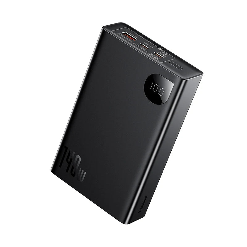 140W 24000mAh Power Bank Portable Fast Charger 3-Port USB-C & USB-A PD for iPhone MacBook Tablet