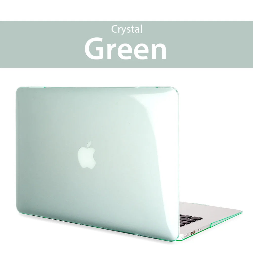 Glitter Hard Shell Laptop Case for MacBook Air & Pro 13/14/15/16 Inch (33–41 cm) Clear Sparkle Protective Sleeve