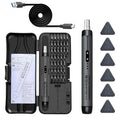 Precision Electric Screwdriver Set 38-Piece Rechargeable Wireless Mini Kit with USB-C Charging for Phone Laptop Camera Repair (CR-V Bits, Magnetic)
