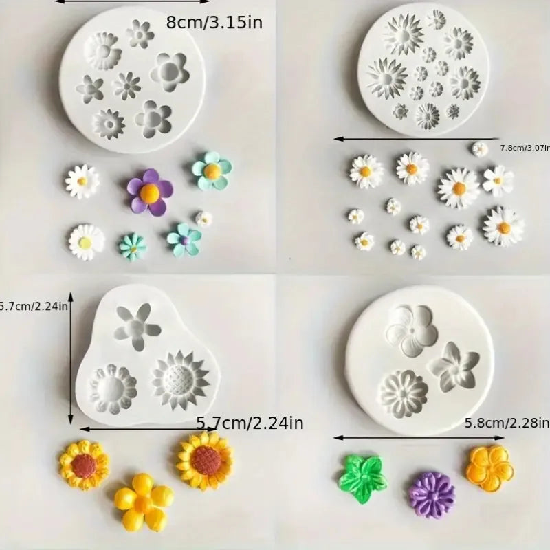 1 Reusable Rose S1-Pack Rose Silicone Mold for Soap, Candle, Clay & Plaster Crafts, Layered Petal Realistic Center, Flexible Reusable DIY Mold