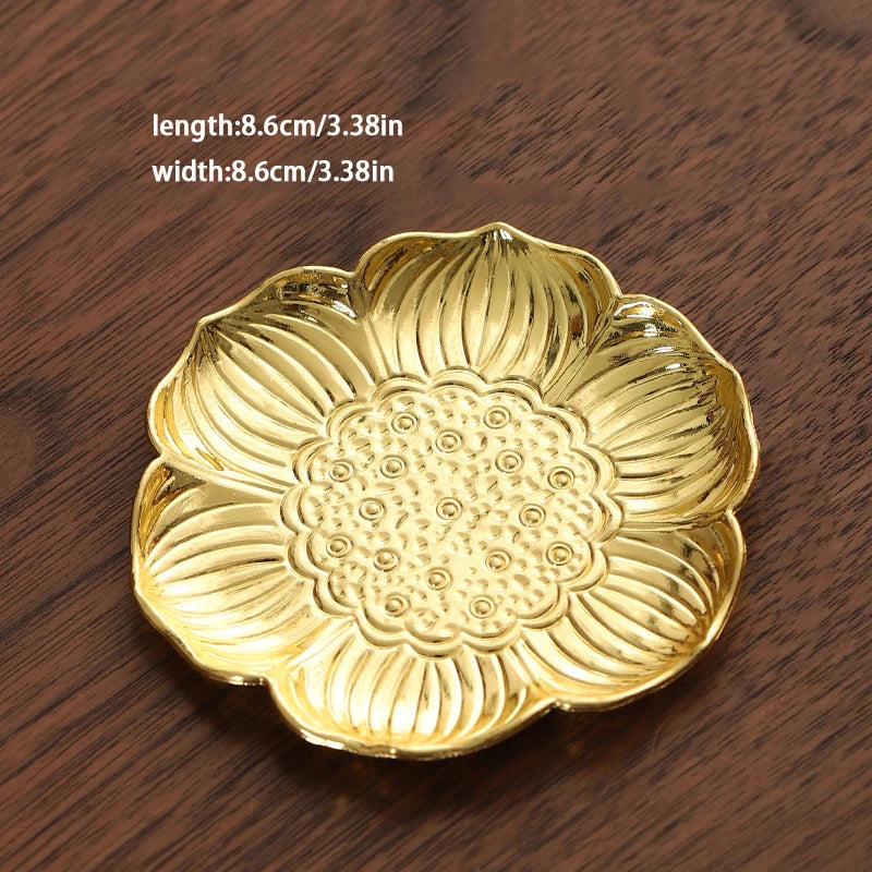 Metal Drink Coaster — Modern Round Table Coaster for Cups & Glasses