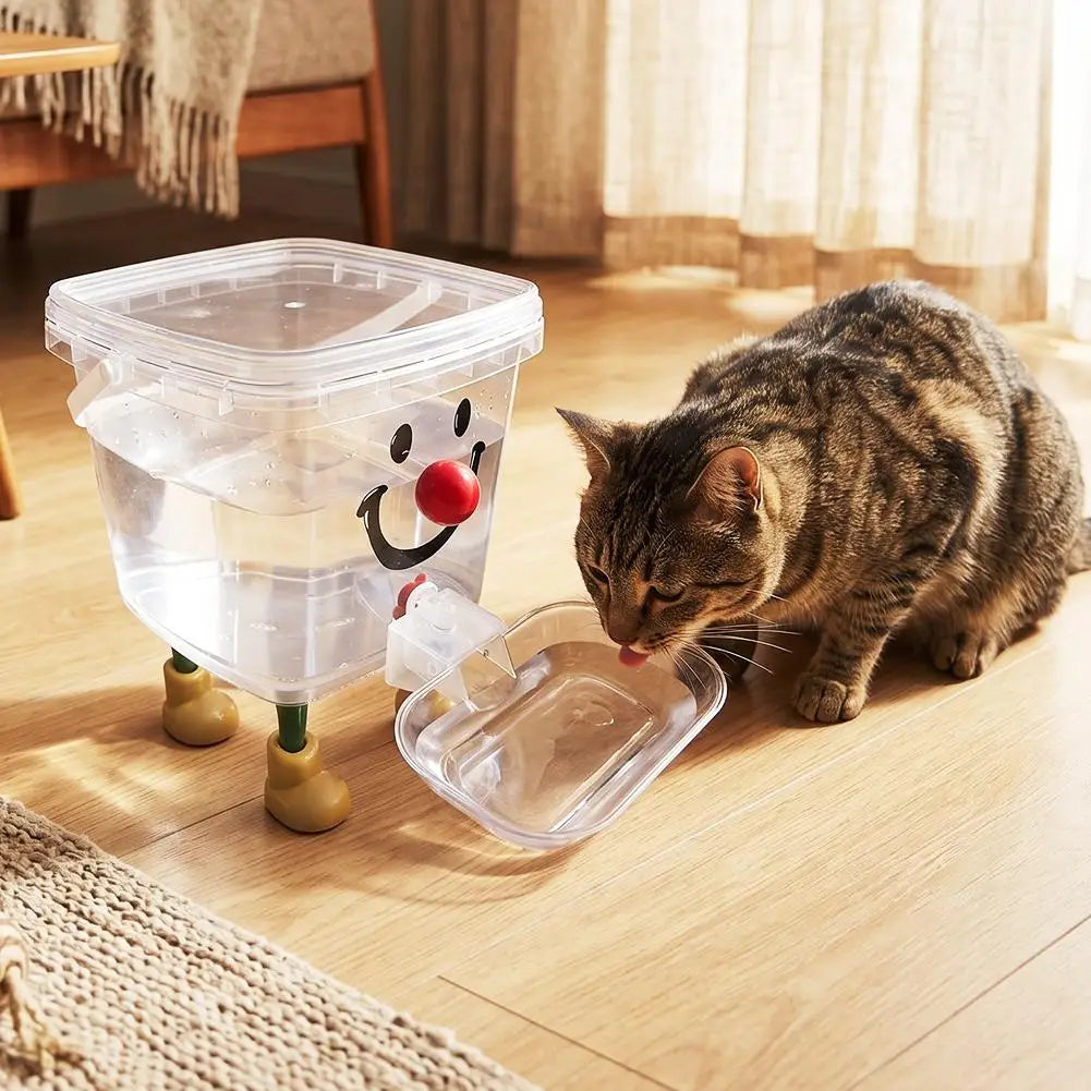 Automatic Gravity-Fed Pet Water Fountain 3L for Dogs & Cats view 3