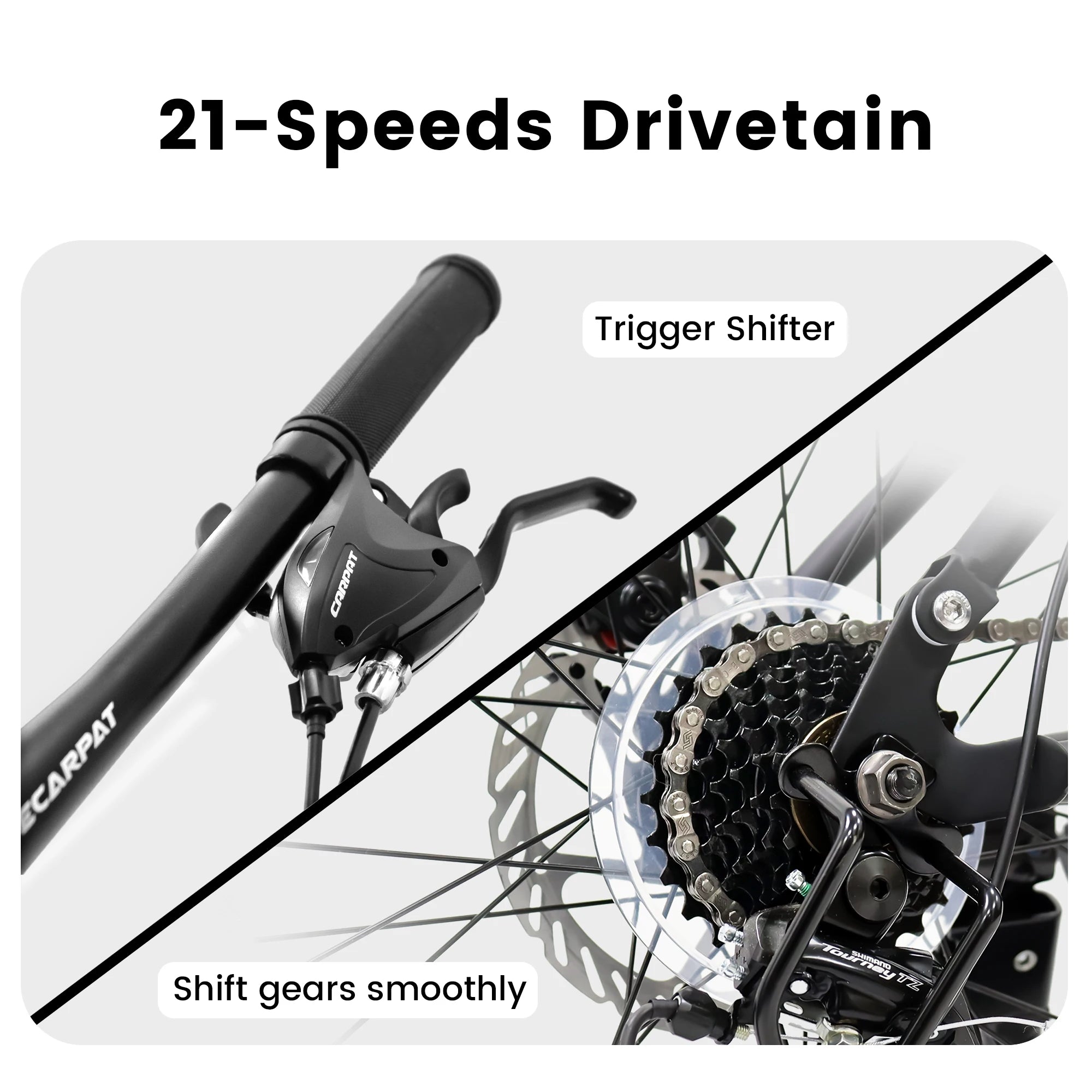 Dual Full-Suspension Mountain Bike 24/26/27.5-Inch (61/66/69.9 cm) 21-Speed Disc Brakes Unisex