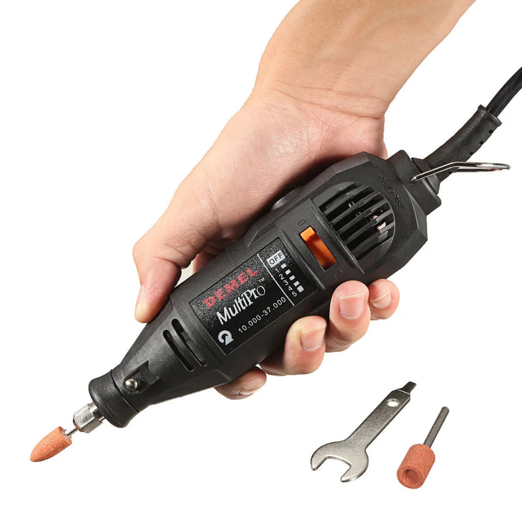 110/220V Electric Engraving Rotary Mini Drill Kit – 130W Variable Speed 5-Setting Grinder