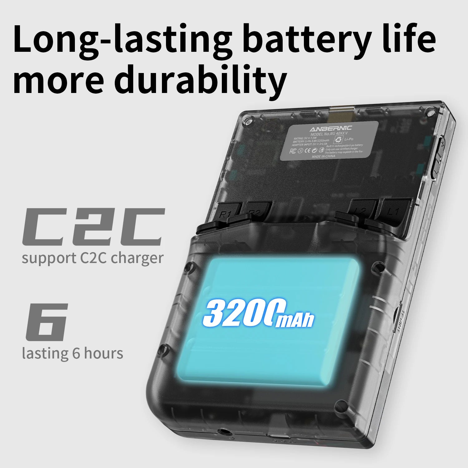 Handheld Retro Game Console - Linux 64‑bit, 4.0-inch (10.16 cm) IPS 640x480, RGB Joystick, HDMI Output, Wi‑Fi & Bluetooth, 64GB