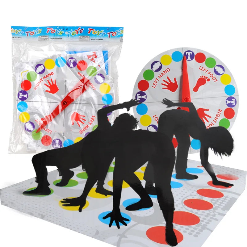Twist Game Mat Indoor Outdoor Interactive Family Party Game for Kids and Adults - Balance & Movement Twisting Game