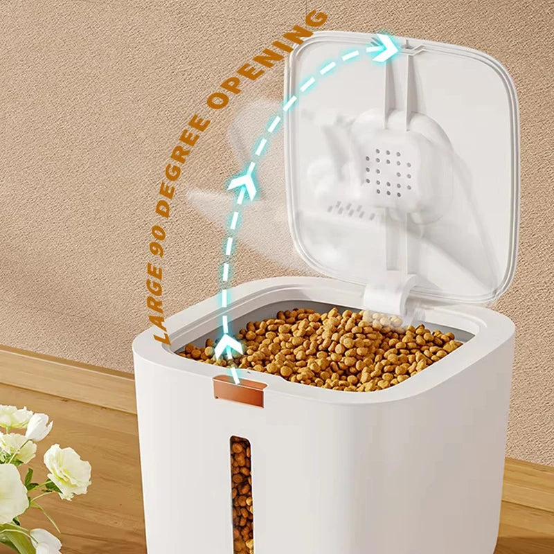 Copper Pet Food Storage Canister for Dogs & Cats – 3 kg (6.6 lb) & 7 kg (15.4 lb) Capacity