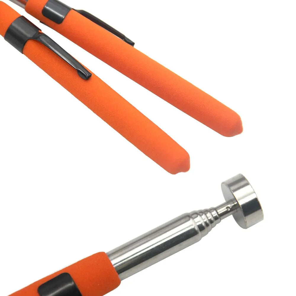 8 lb Magnetic Telescopic Pickup Tool – 150–730mm (5.9–28.7 in) Retractable Pen Clip with Suction Tip for Automotive & Home Repair