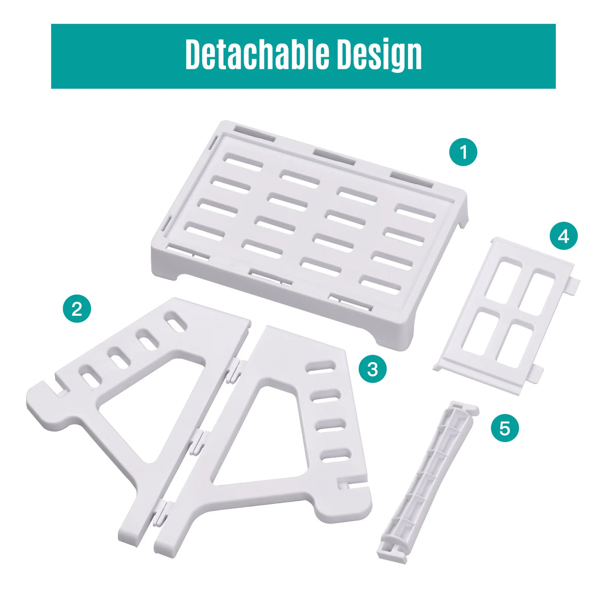 2-in-1 Desktop Thermal Label Holder for 4x6 in (102 x 152 mm) Shipping Labels – Roll & Fanfold Compatible