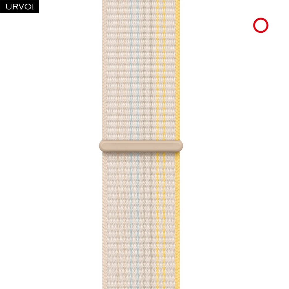 Nylon Sport Loop Band for Apple Watch — Breathable Hook & Loop Fastener — Fits 42/44/45/46/49mm