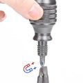 7-in-1 Mini Screwdriver Set - Precision EDC Pocket Repair Tool with Hardened Phillips, Slotted & Specialty Bits