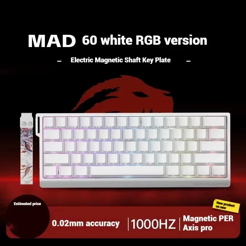 Mechanical Gaming Keyboard — Hot-Swap Magnetic Switch, 60% / 68% Compact Wired RGB with 8K Rapid Trigger