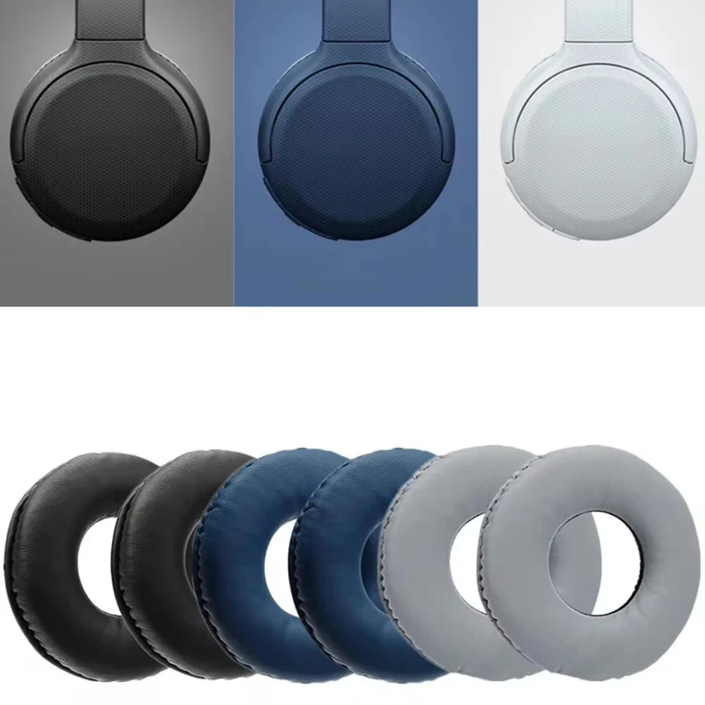 Universal Replacement Leather Ear Pads with High-Quality Foam Cushion for Over-Ear Headphones