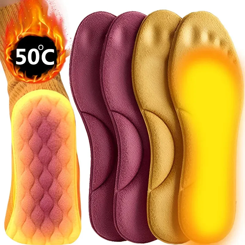 Ultra-Soft Latex Insoles with 4D Arch Support – Cushioned Running & Walking Insoles (2 Pairs, Fits EU 35–46 / 8.7–11.6 in / 22–29.5 cm)