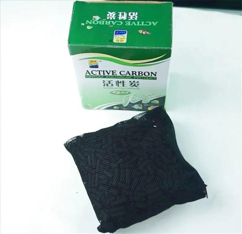 Activated Carbon Aquarium Filter Media 300g (10.6 oz) / 500g (17.6 oz), Canister Bio Filter for Fish Tanks, Marine & Freshwater