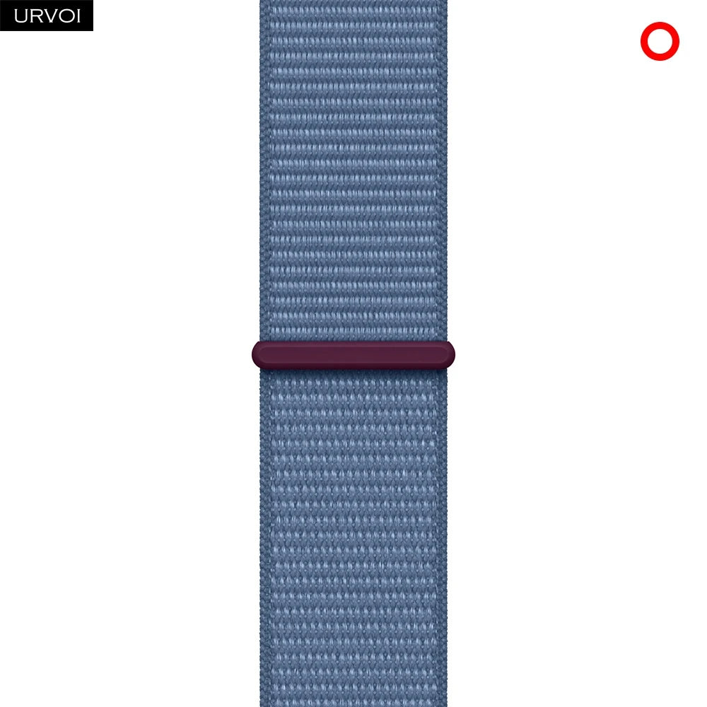 Nylon Sport Loop Band for Apple Watch — Breathable Hook & Loop Fastener — Fits 42/44/45/46/49mm