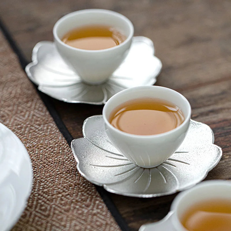 Metal Drink Coaster — Modern Round Table Coaster for Cups & Glasses