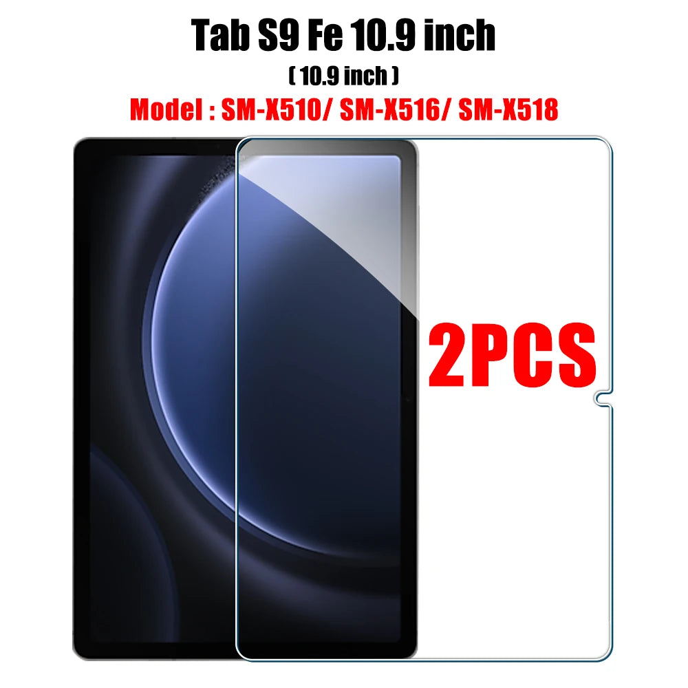 2-Pack Tempered Glass Screen Protector for Galaxy Tab Tablets – 10.8 inch (27.4 cm), Anti-Scratch Bubble-Free Film