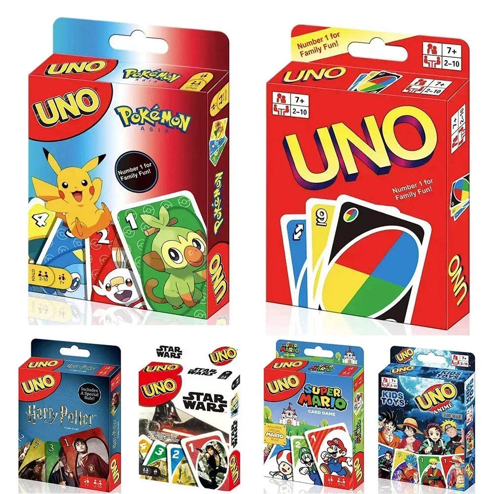 Flip-Style Anime Cartoon Card Game — Family Party Game & Holiday Gift for Teens & Adults