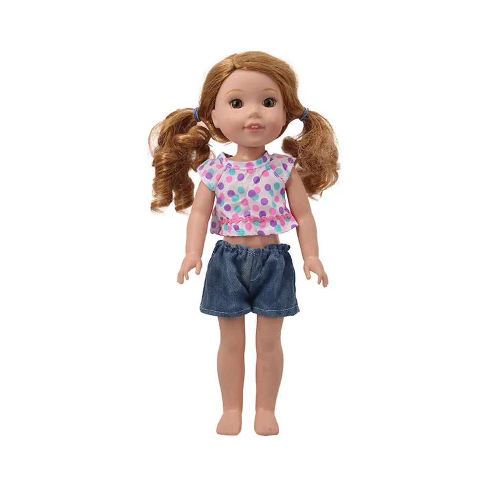 Fashion Doll Dress & Accessories Set for 14.5-Inch (36.8 cm) and 32–34 cm (12.6–13.4 in) 1/6 Scale Dolls