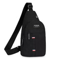 Unisex Canvas Chest Sling Bag – Large Capacity One-Shoulder Crossbody for Outdoor Sports & Travel