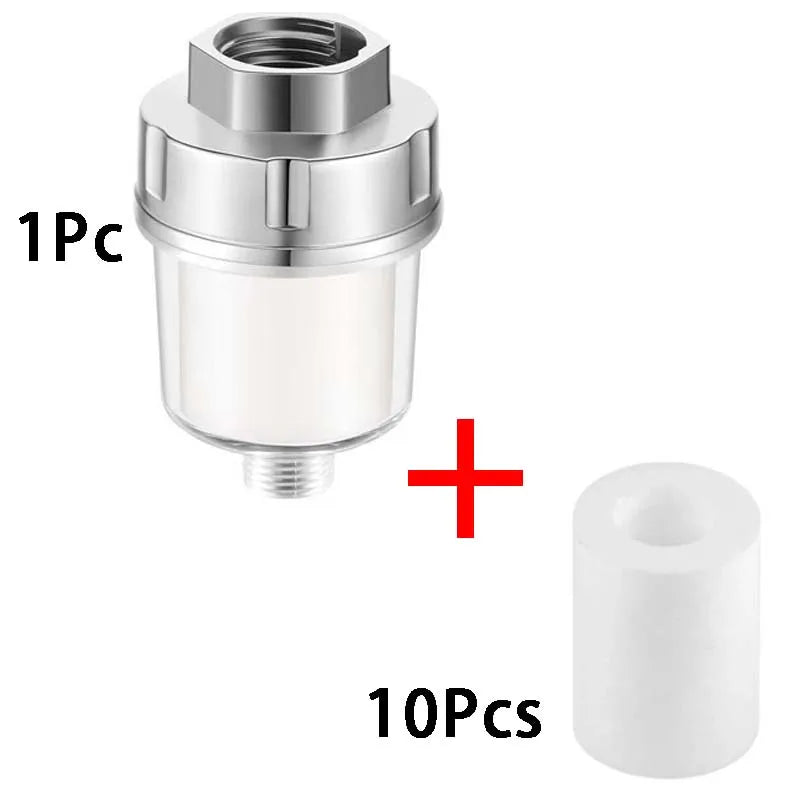 Universal Faucet & Shower Water Filter - High-Density PP Cotton Cartridge for Kitchen & Bathroom (1-Pack)